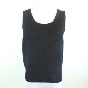 ST JOHN BY MARIE GRAY black knit top